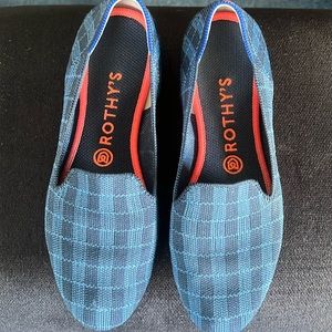 Rothy’s plaid loafers size 8.5